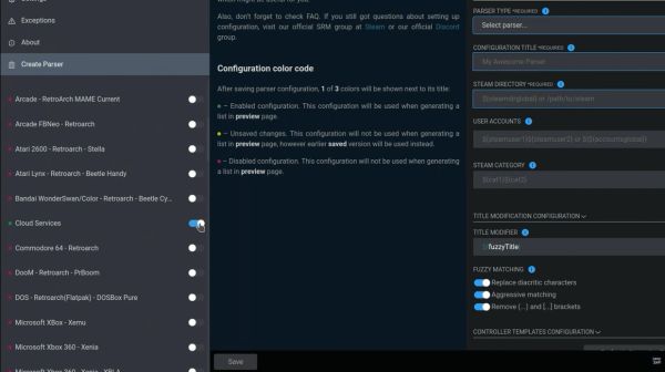 Enable Cloud Services Parser