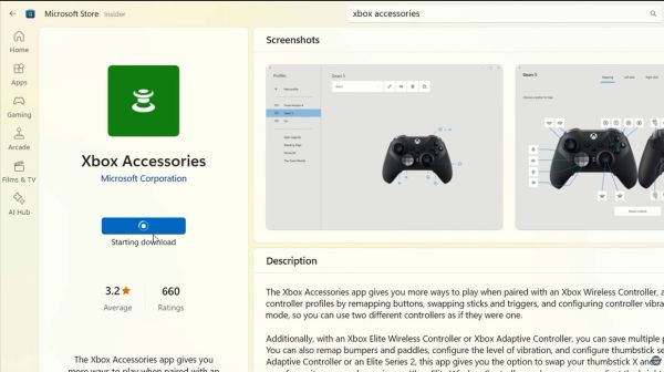 Xbox Accessories App