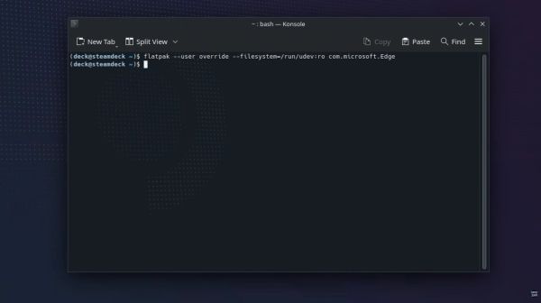 Konsole - Grant Controller Access
