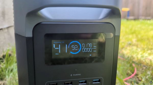 180W Solar Input in UK Weather