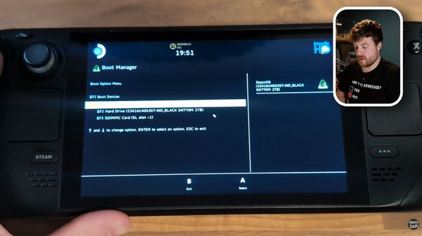 Steam Deck Boot Menu